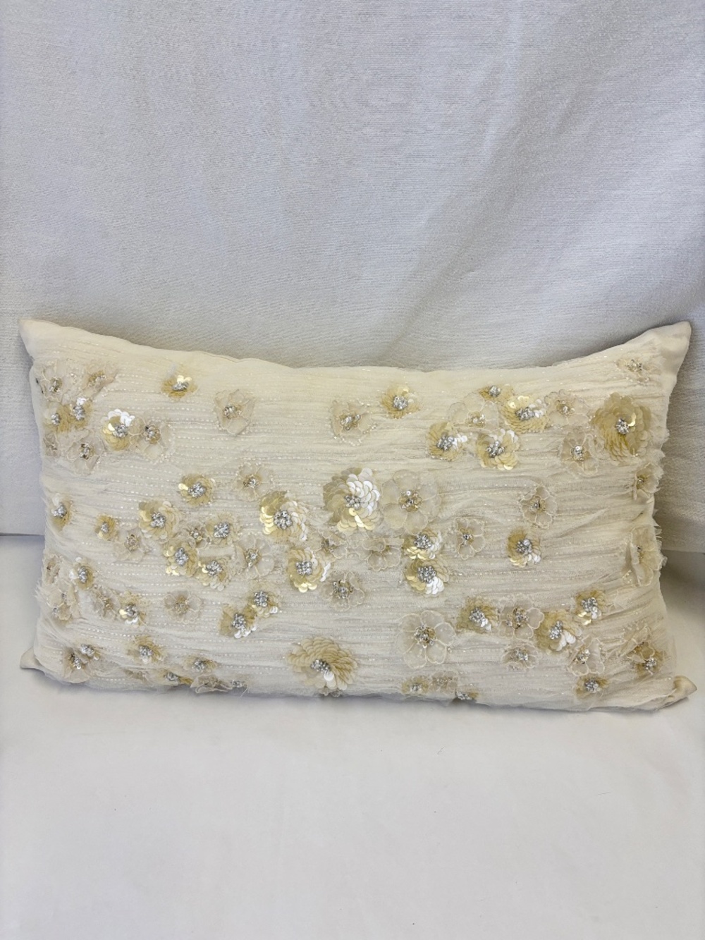 Reve Embellished Beaded Accent Pillow